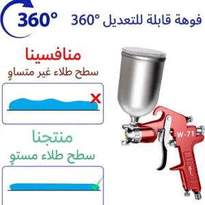 فرد بخ دهان احترافي (ظل) - طاسة علوية معدنية (EDON) - 400 مل - Image 3
