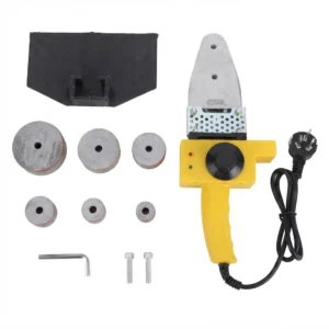 مكواة لحام مواسير بلاستيك PPR (PPR Pipe Welding Machine) - قياس 63 مم (600 واط مع لولب تحكم بالحرارة حتى 300 درجة مئوية)
