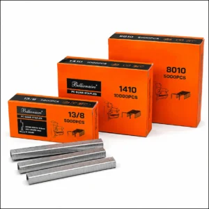 خرزات ودبابيس دباسة تنجيد احترافية - ماركة Billionaire (قياس 22 Gauge | موديلات 13/8 و1410 و8010 | عبوات حتى 10000 قطعة)